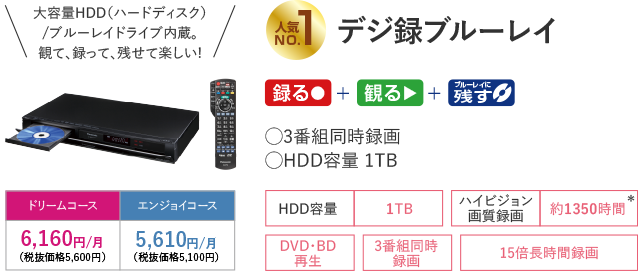 デジ録ブルーレイ